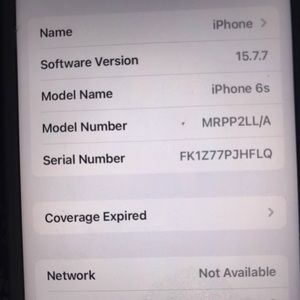 iPhone 6plus it’s in good condition & it’s rose pink ,